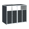 金属製収納ボックスの庭用 - スチール製 - 50 x 50 x 60